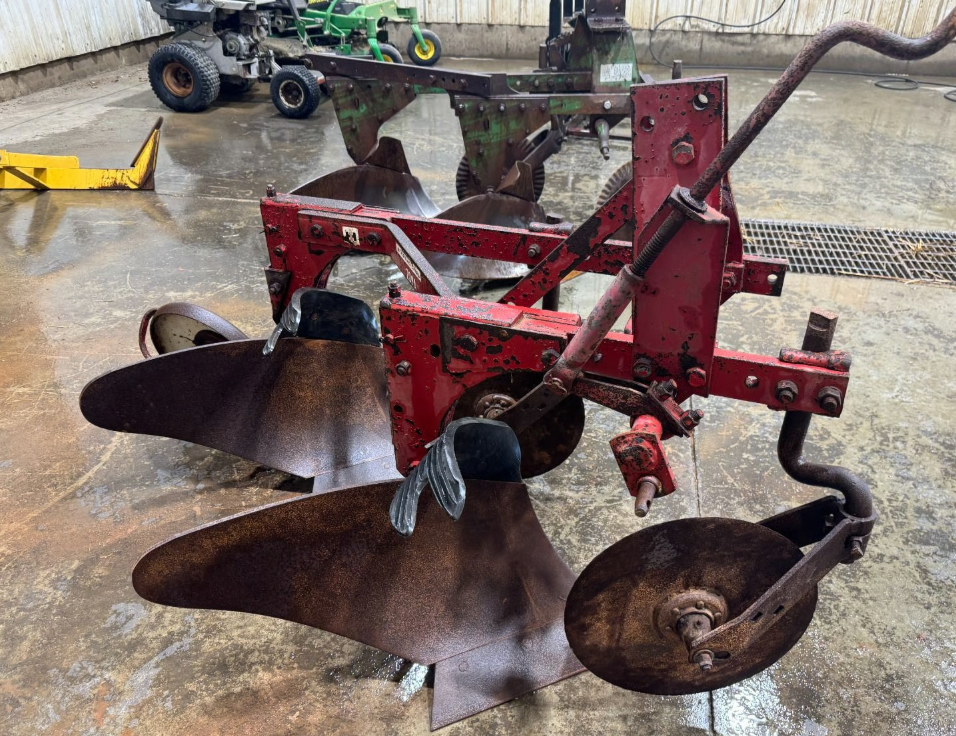Plough in field