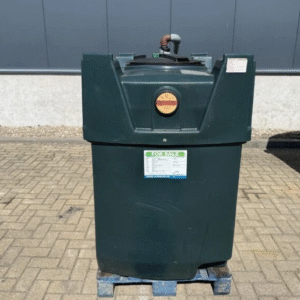 Shipping container Kiwa IBC Titan EKO 600 liter Dubbelwandige Tank Brandstoftank
