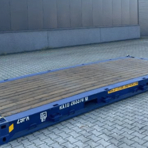 New Shipping Container Diversen NEW 20FT FLATRACK HARDWOODEN FLOOR (4x available)